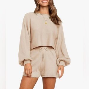 Tan 2 Piece Lounge Set